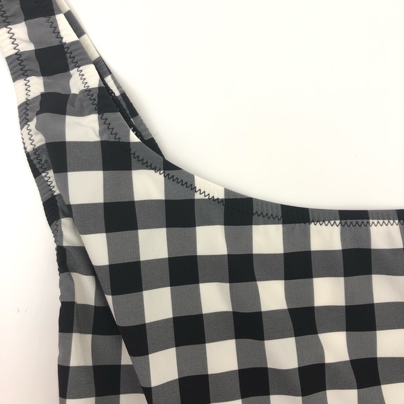 NWT J. Crew Oversized Gingham One Piece Swimsuit - Picture 8 of 8